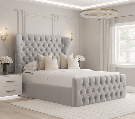 Empress Upholstered Bedframe-Mr Slumber