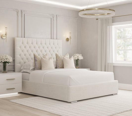Vivienne Upholstered Bedframe-Mr Slumber