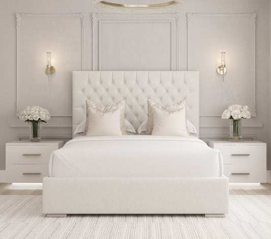Vivienne Upholstered Bedframe-Mr Slumber