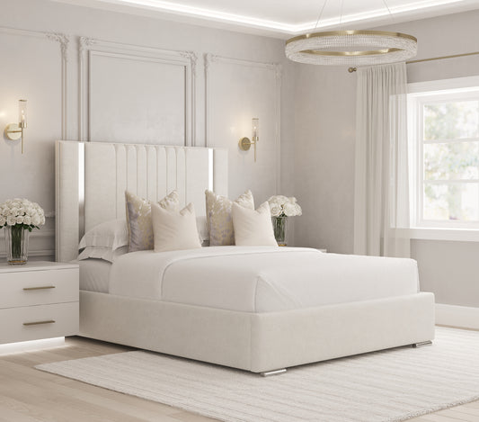 Portobello Upholstered Bedframe-Mr Slumber