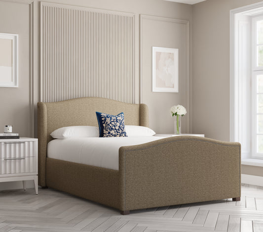 Atlas Upholstered Bedframe-Mr Slumber