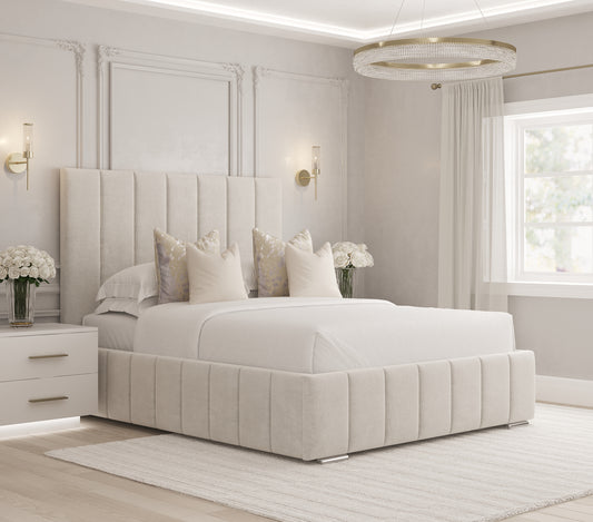 Rio Upholstered Bedframe-Mr Slumber