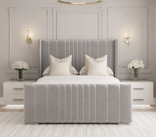 Oslo Upholstered Bedframe-Mr Slumber
