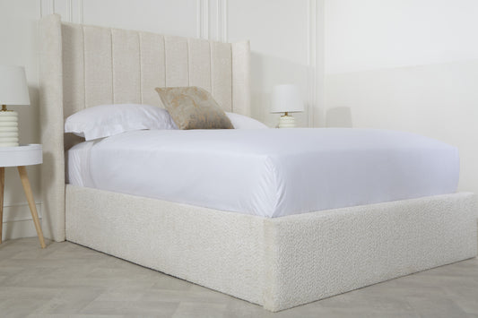 Lille Upholstered Bedframe-Mr Slumber
