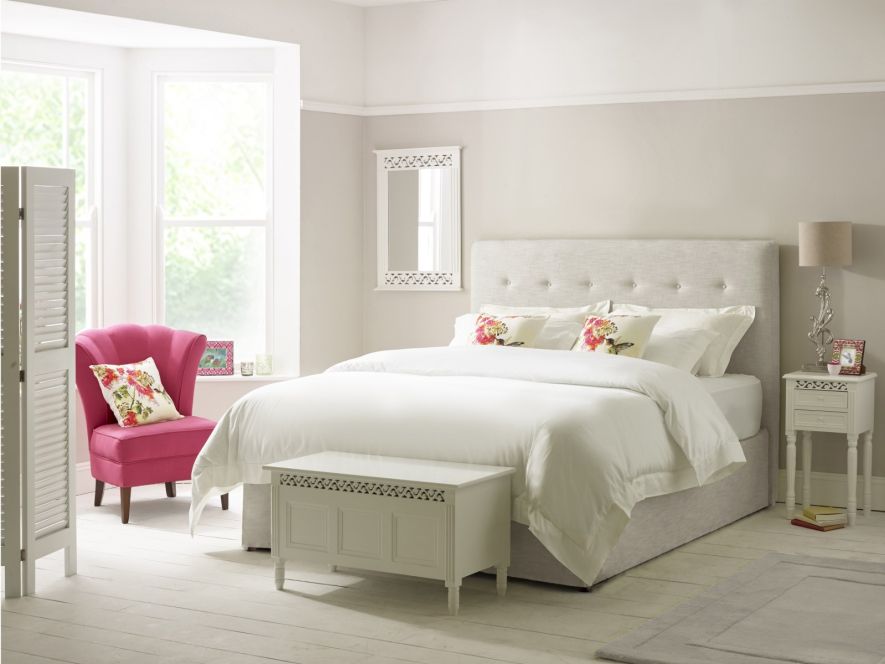 Elle Upholstered Bedframe-Mr Slumber