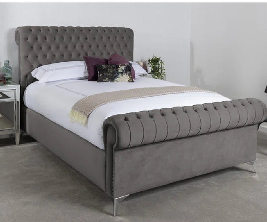 Calder Upholstered Bedframe-Mr Slumber