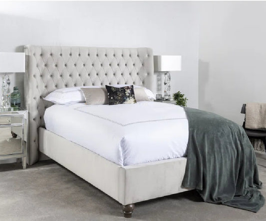 Hadrian Upholstered Bedframe-Mr Slumber
